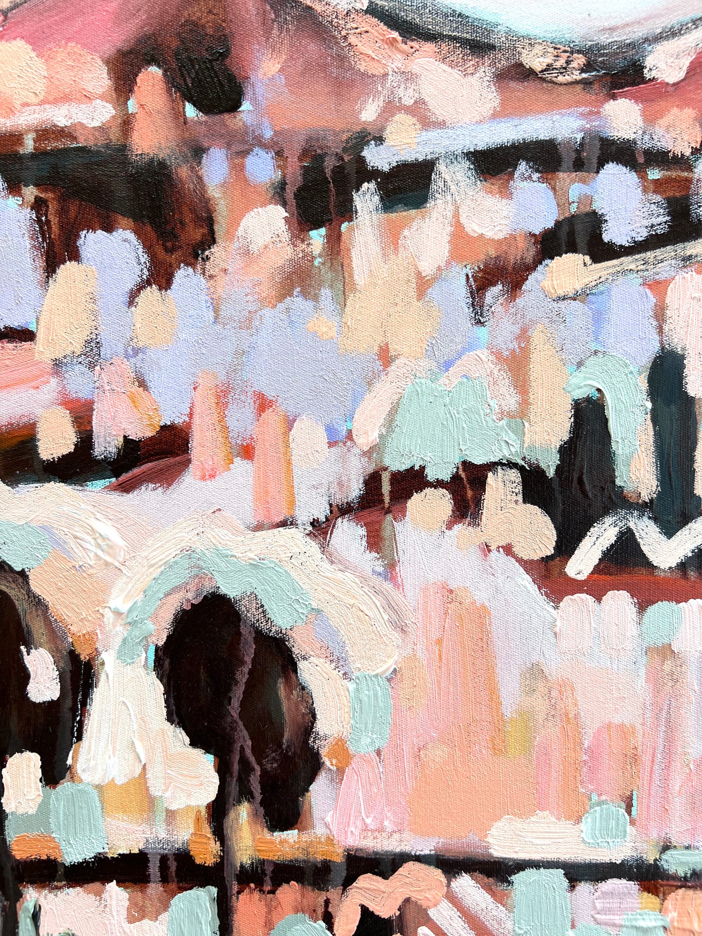 Way Back Home 53 x 53 cm FRAMED