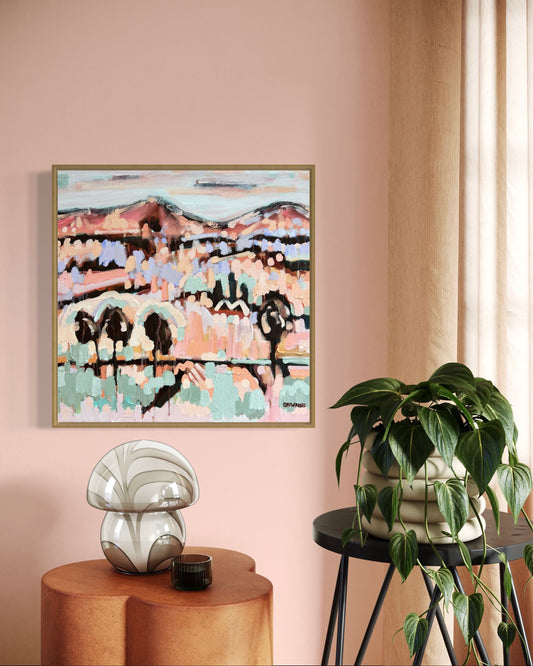 Way Back Home 53 x 53 cm FRAMED