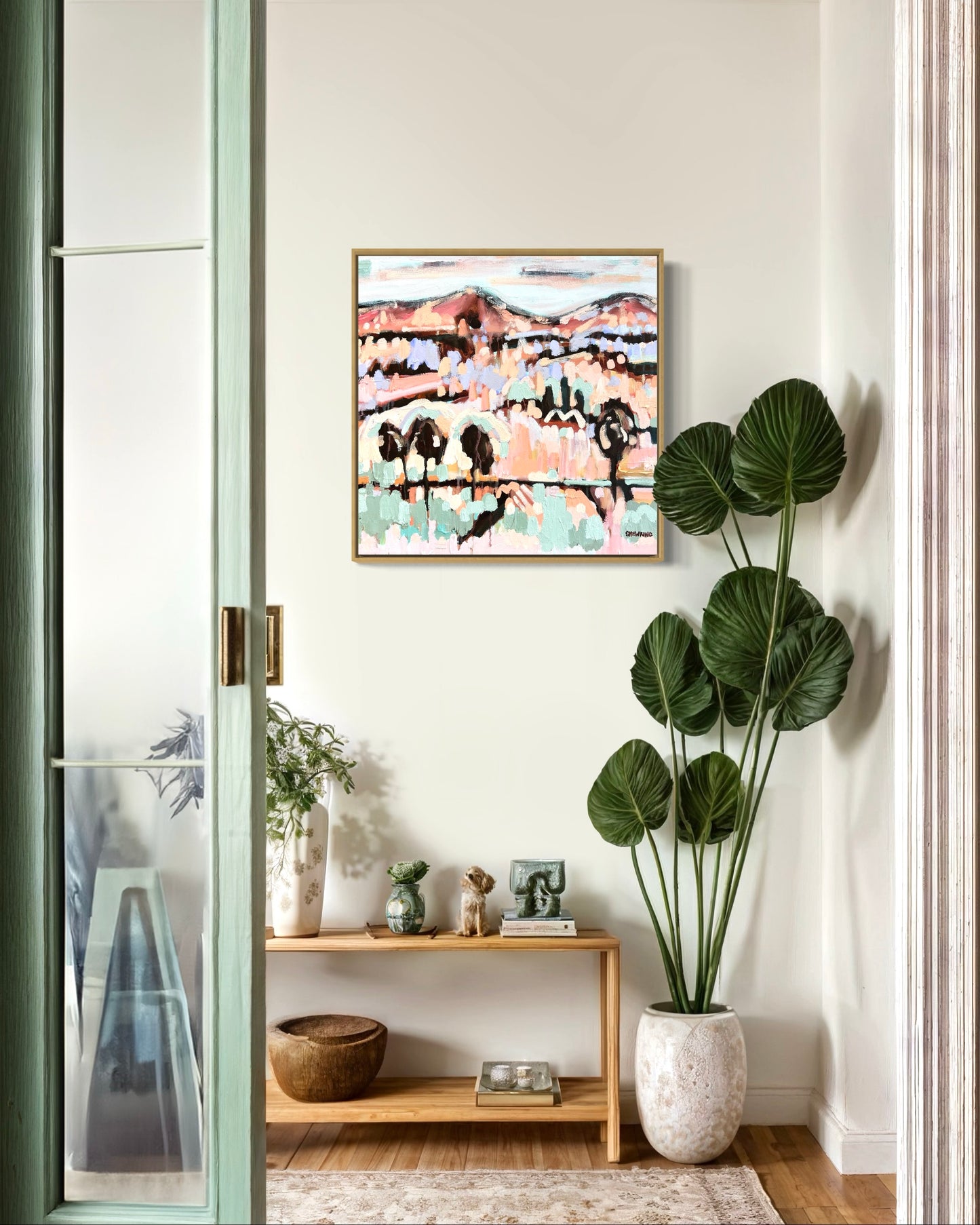 Way Back Home 53 x 53 cm FRAMED