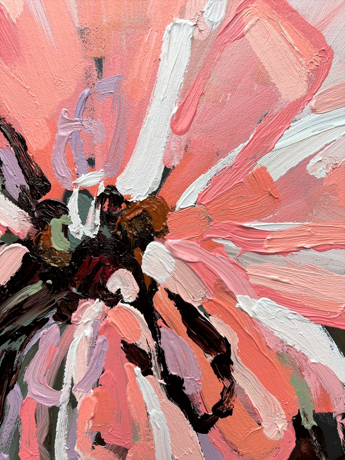 With Love 103x103cm FRAMED Sold
