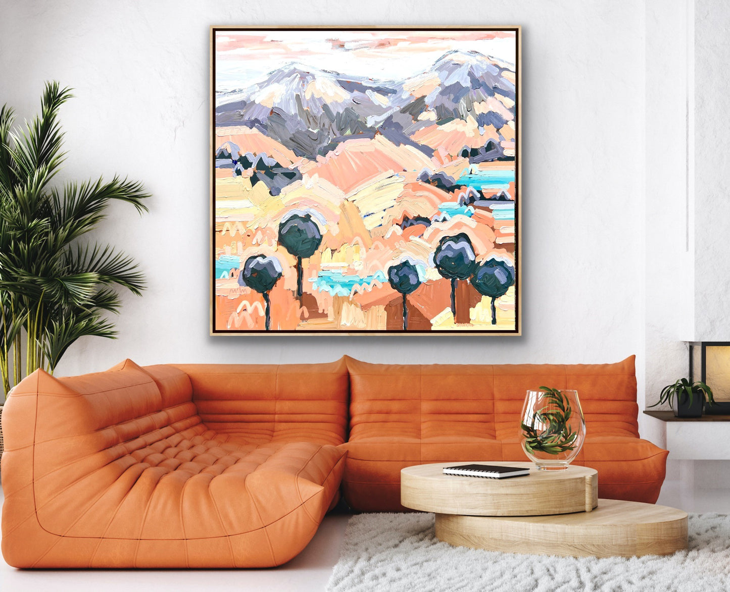 Wonderful Life 120x120cm FRAMED SOLD