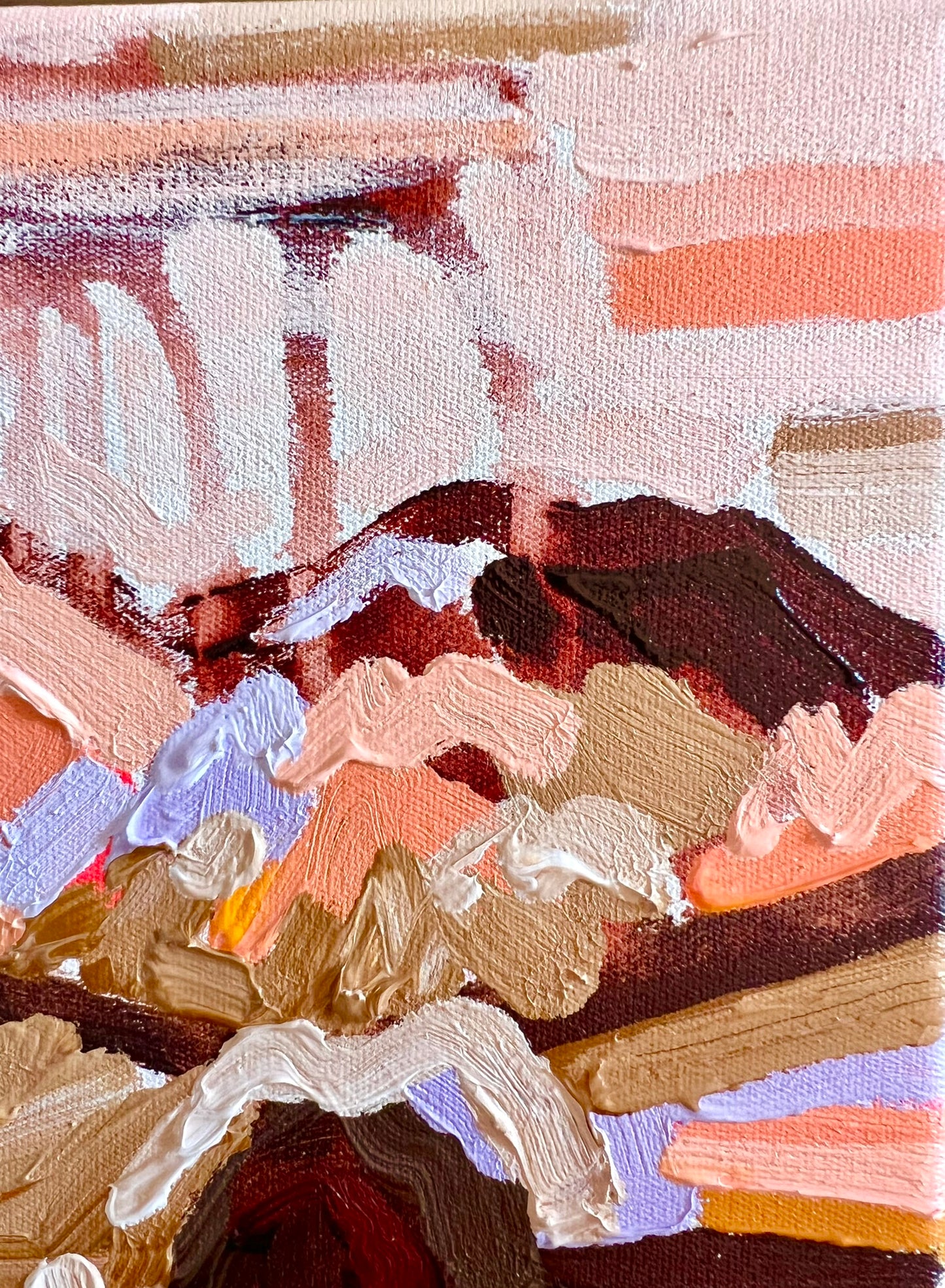 Woodlands 28x28cm FRAMED SOLD
