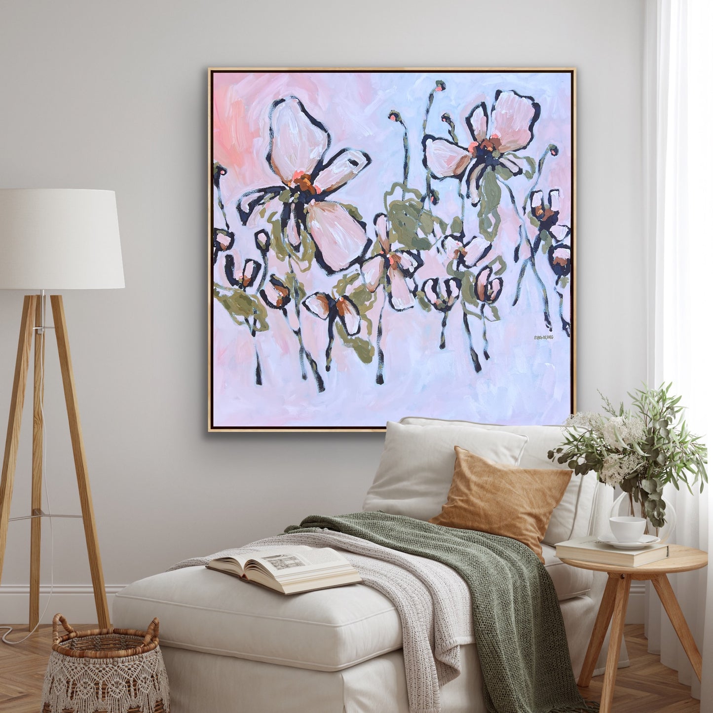 You Are Love 113 x 113 cm Framed SOLD