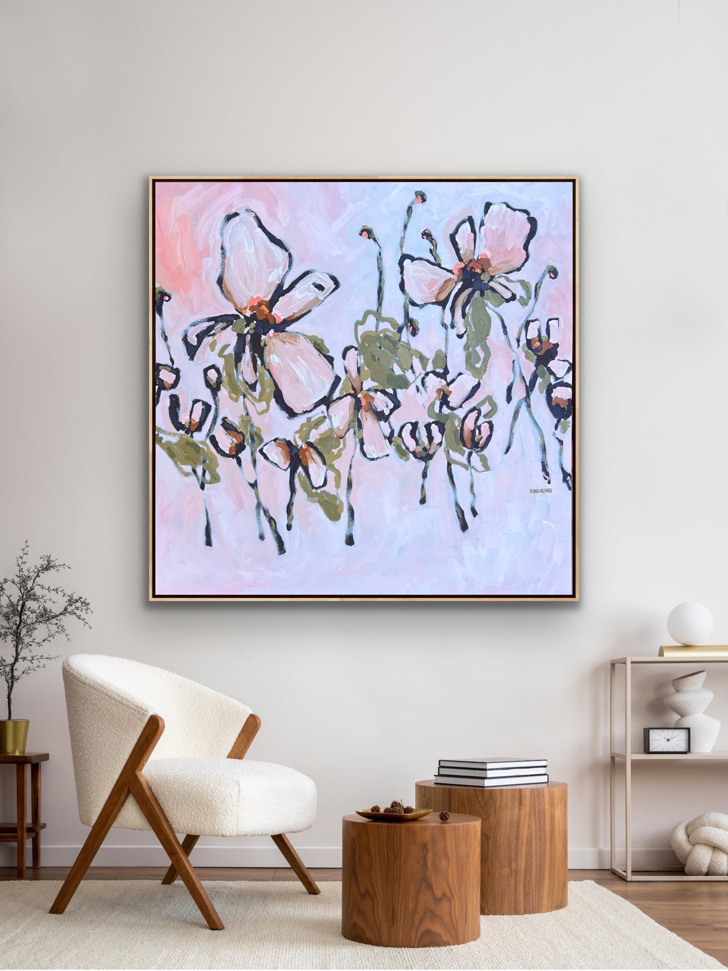 You Are Love 113 x 113 cm Framed SOLD