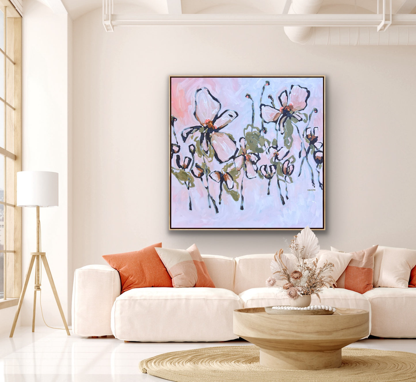 You Are Love 113 x 113 cm Framed SOLD