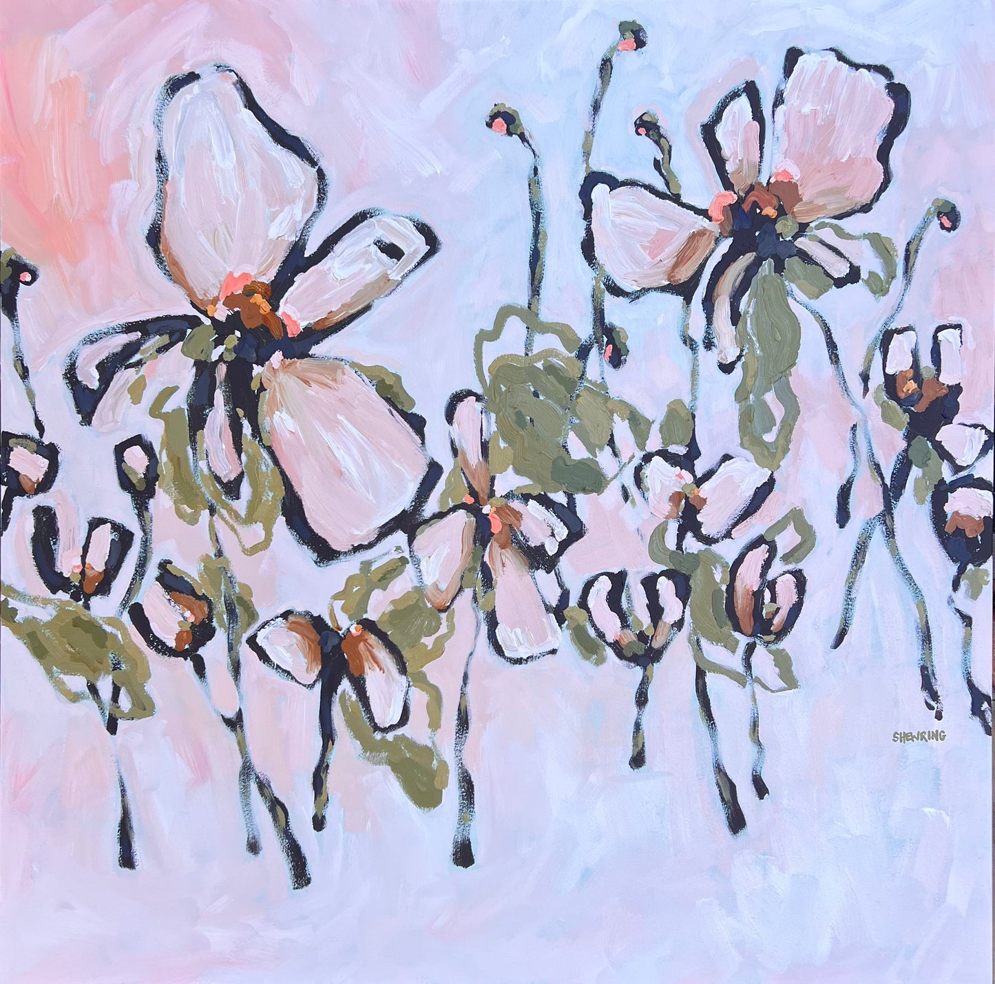 You Are Love 113 x 113 cm Framed SOLD