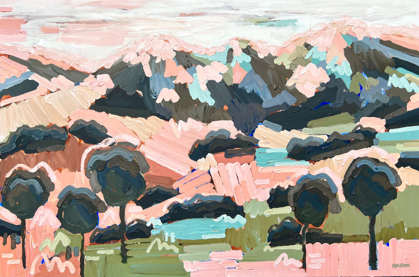 Always Beautiful FRAMED 150x100cm SOLD ***exclusively at JUMBLED Online