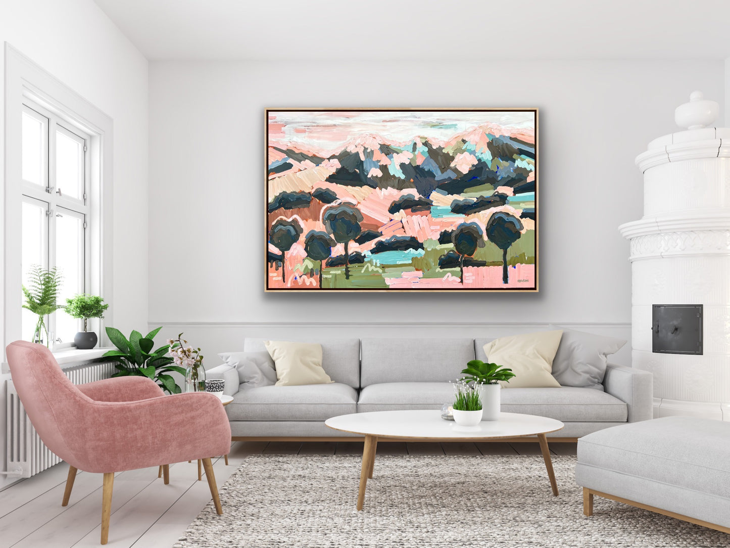 Always Beautiful FRAMED 150x100cm SOLD ***exclusively at JUMBLED Online