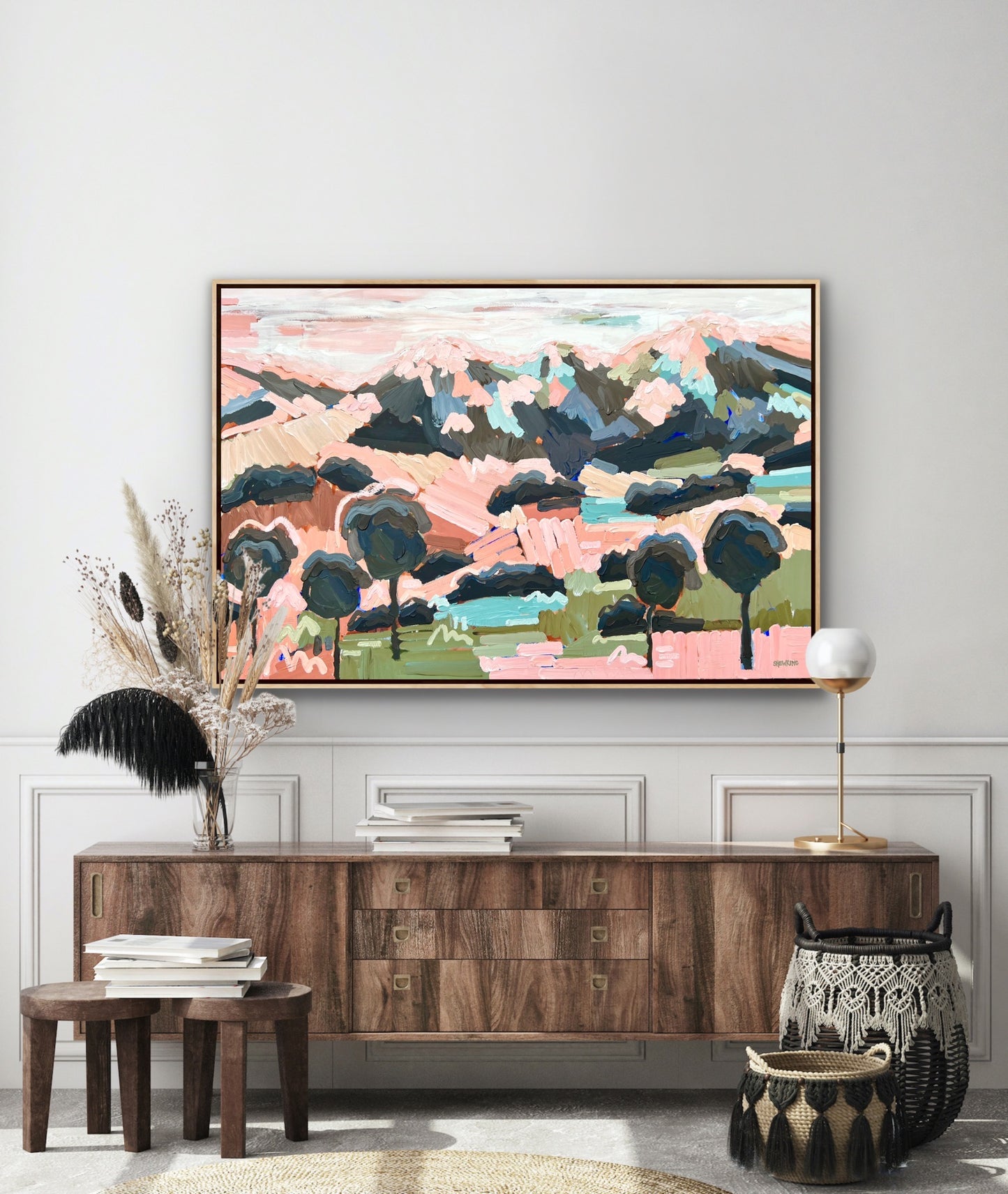 Always Beautiful FRAMED 150x100cm SOLD ***exclusively at JUMBLED Online