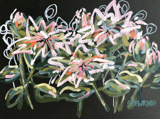 Autumn Protea - A3 canvas board 42x30cm SOLD
