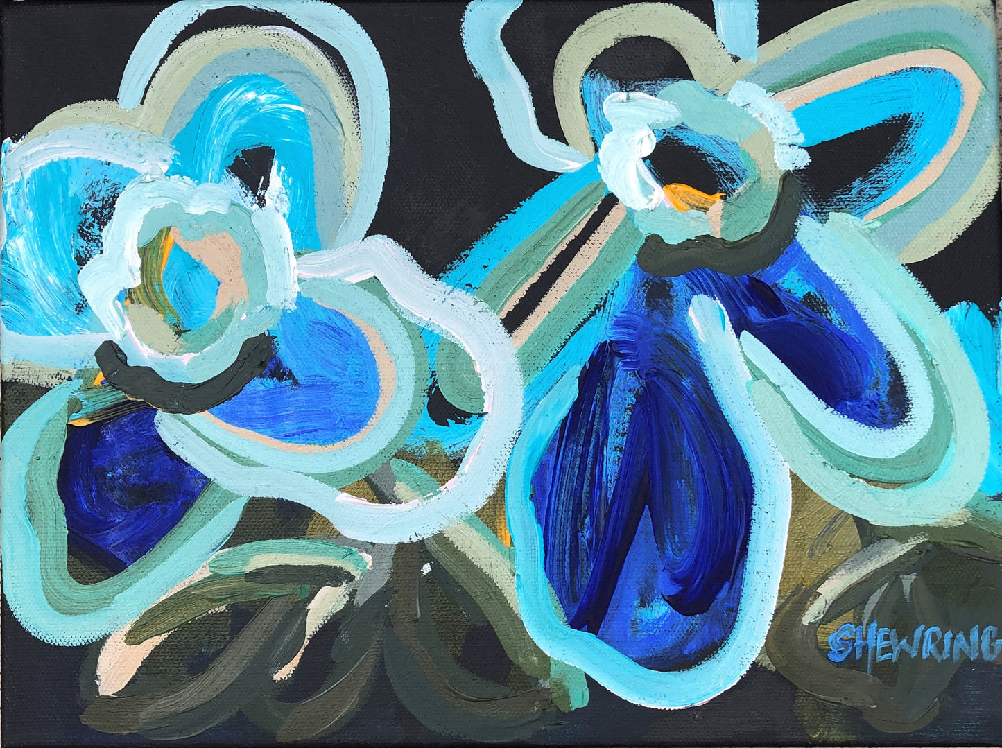 Blue Sunrise 30x22.5cm SOLD
