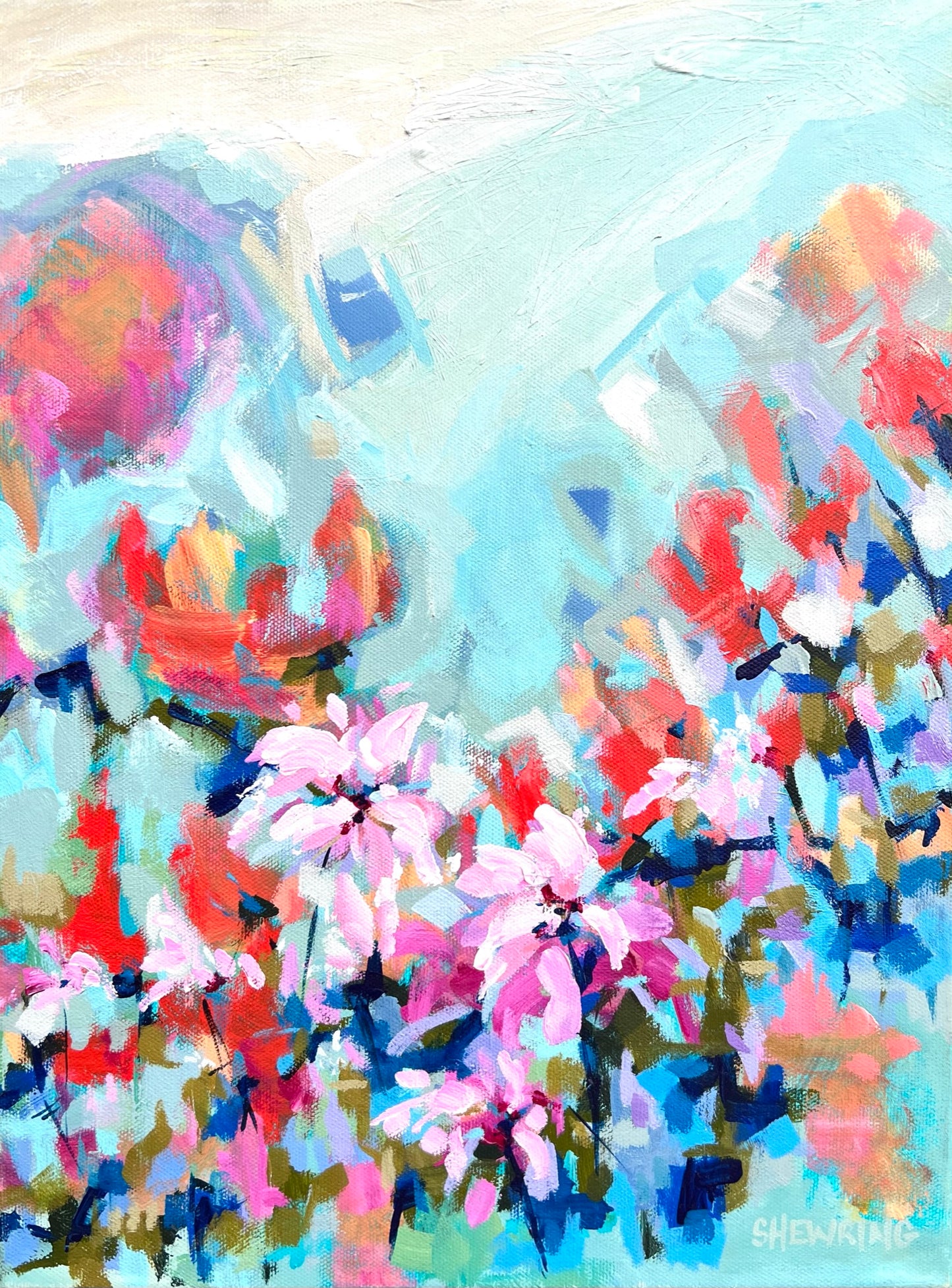 Bright Buds 40x30cm SOLD
