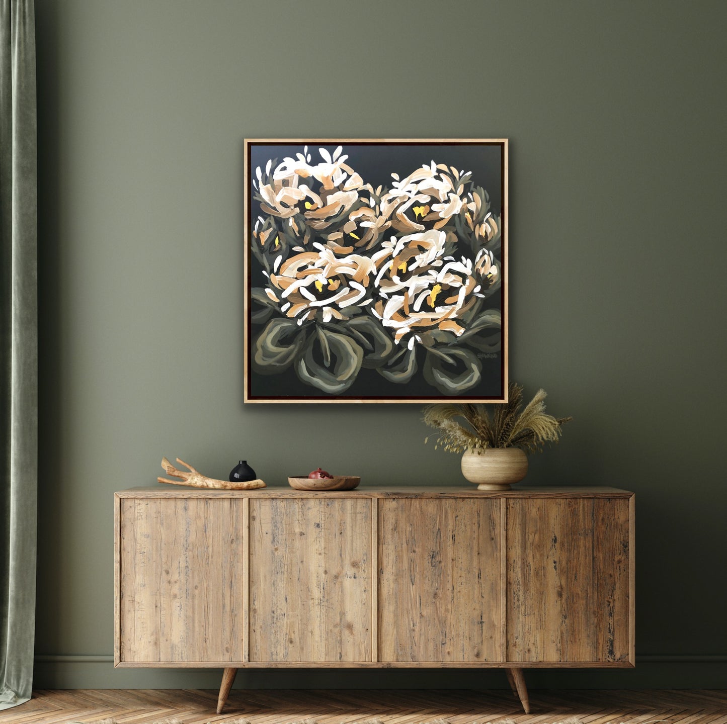 Cappuccino Moon 90x90cm SOLD
