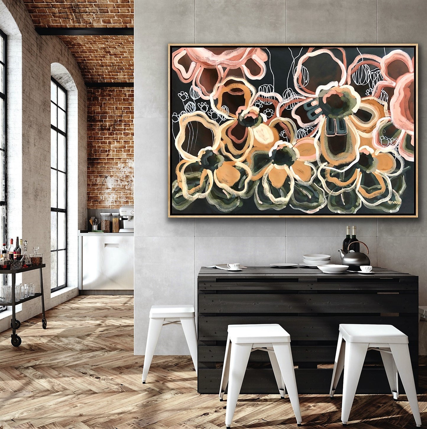 Caramel Mocha 152x104cm SOLD