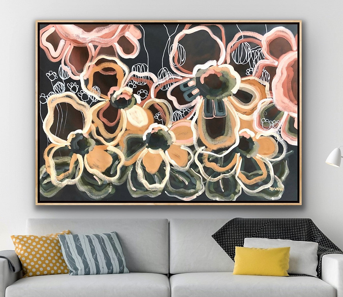Caramel Mocha 152x104cm SOLD