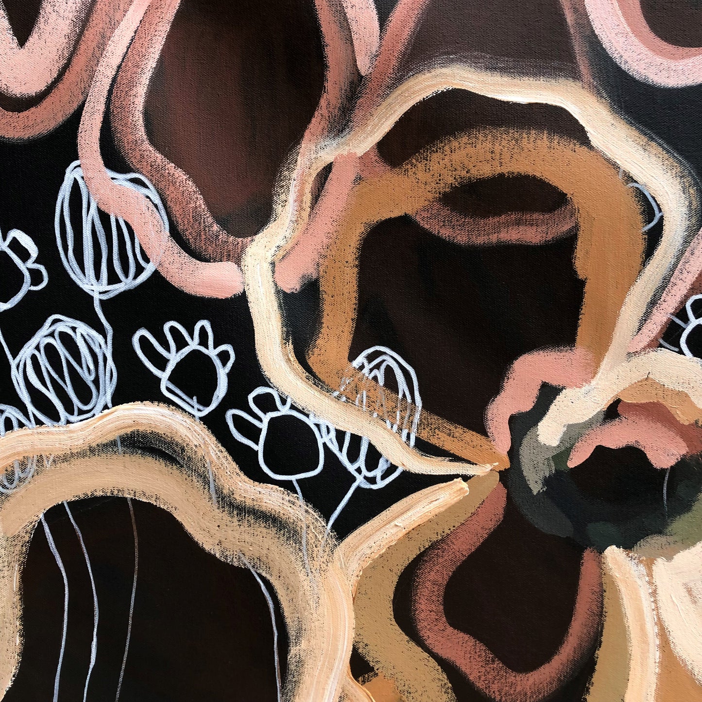 Caramel Mocha 152x104cm SOLD