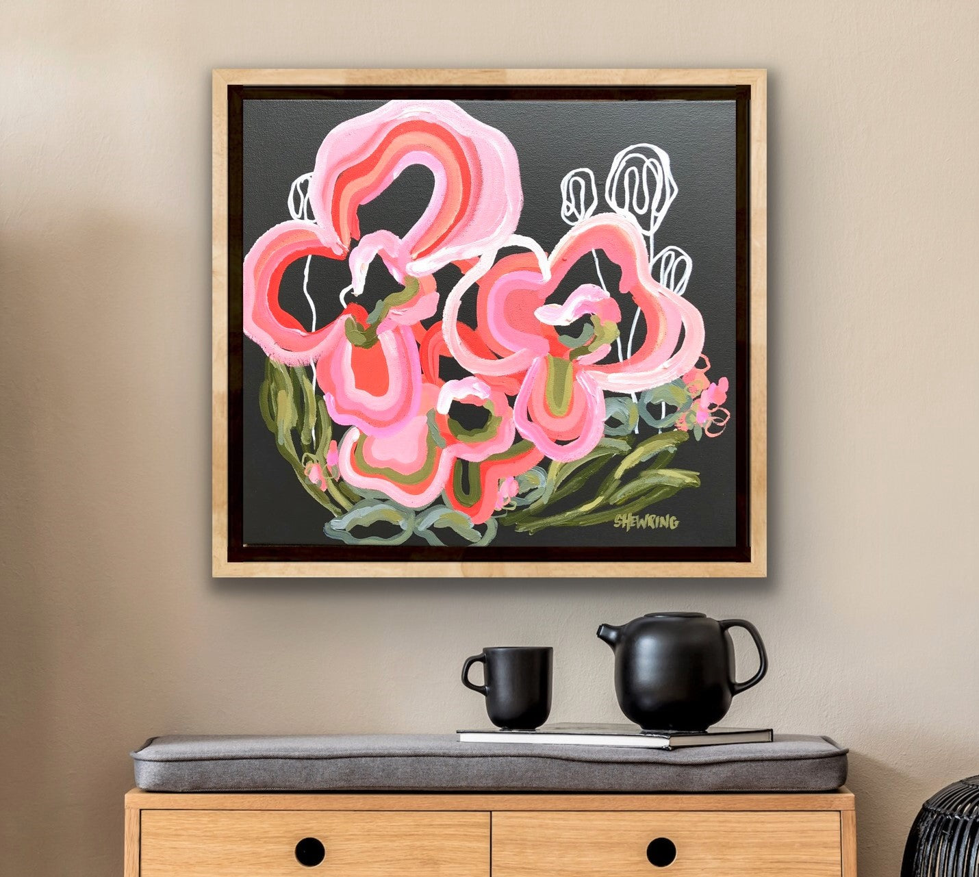 Colour Me Up - Framed Tasmanian Oak 45x40cm SOLD