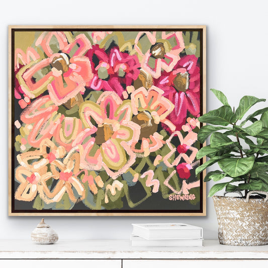 Everyday I Love You More 49x46cm FRAMED SOLD