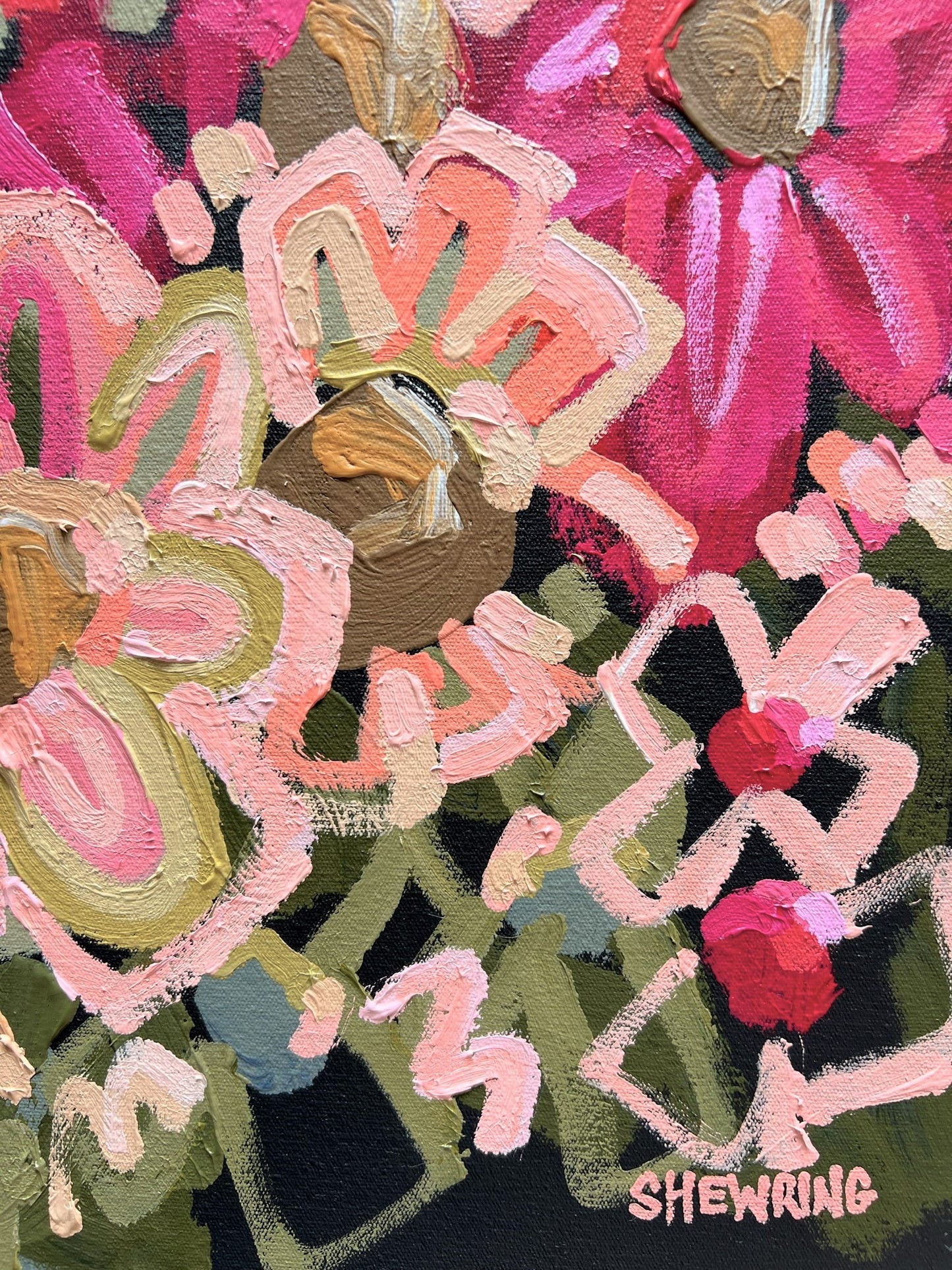 Everyday I Love You More 49x46cm FRAMED SOLD