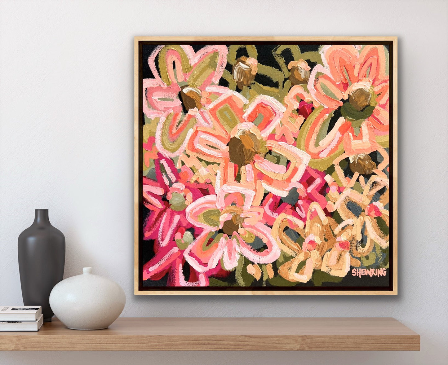 For The Lovers 47x45cm FRAMED SOLD