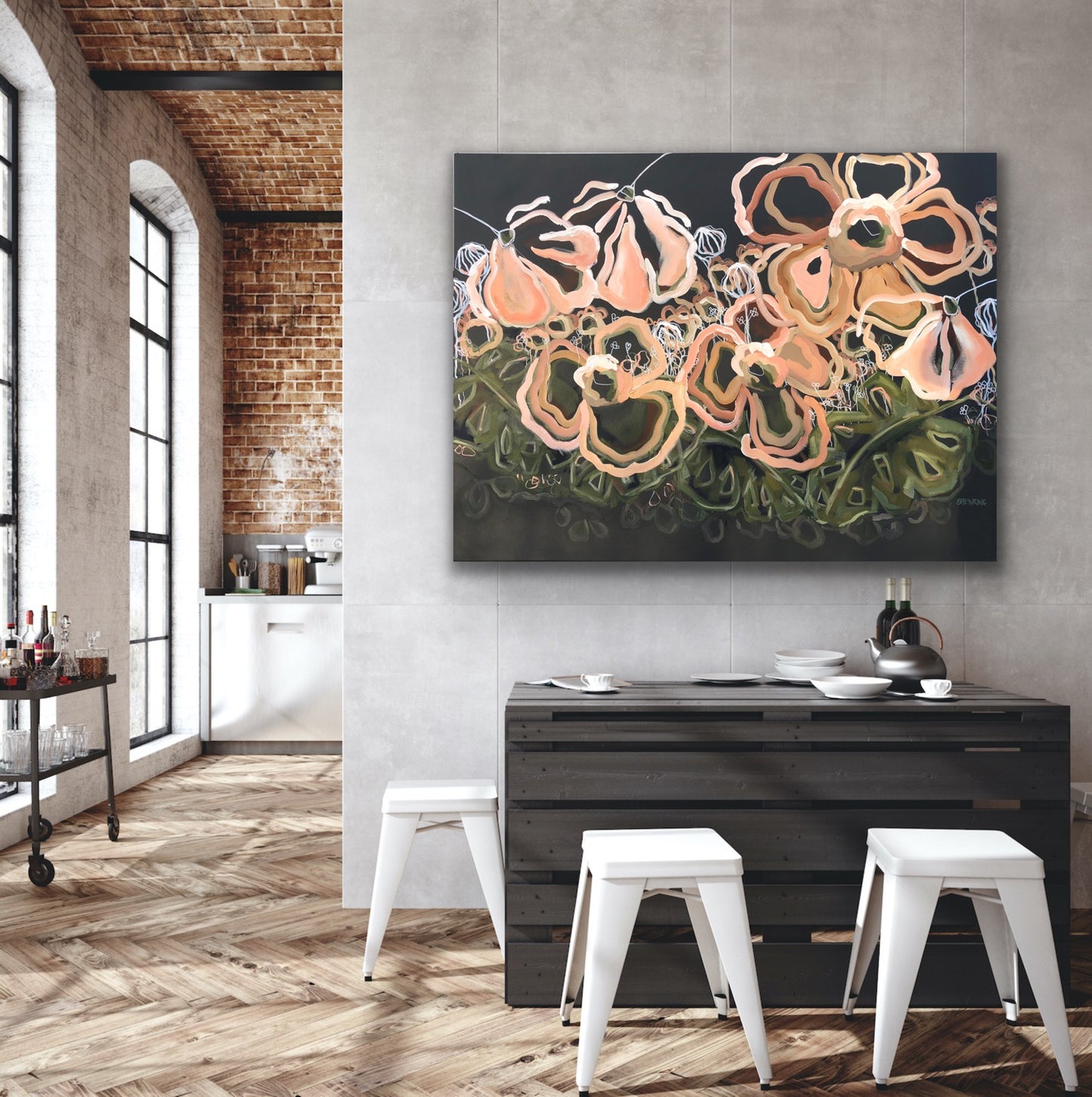 Honey Nougat 122x92cm SOLD