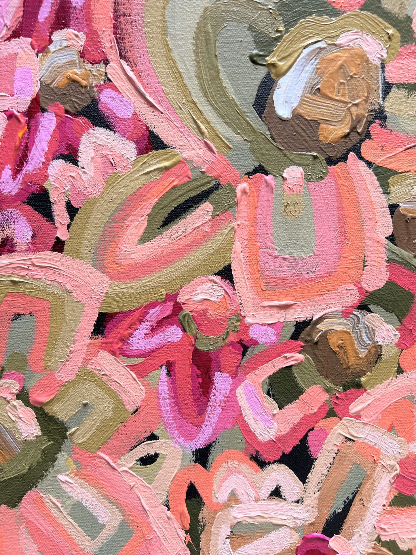 I'm In Love 46x46cm FRAMED SOLD