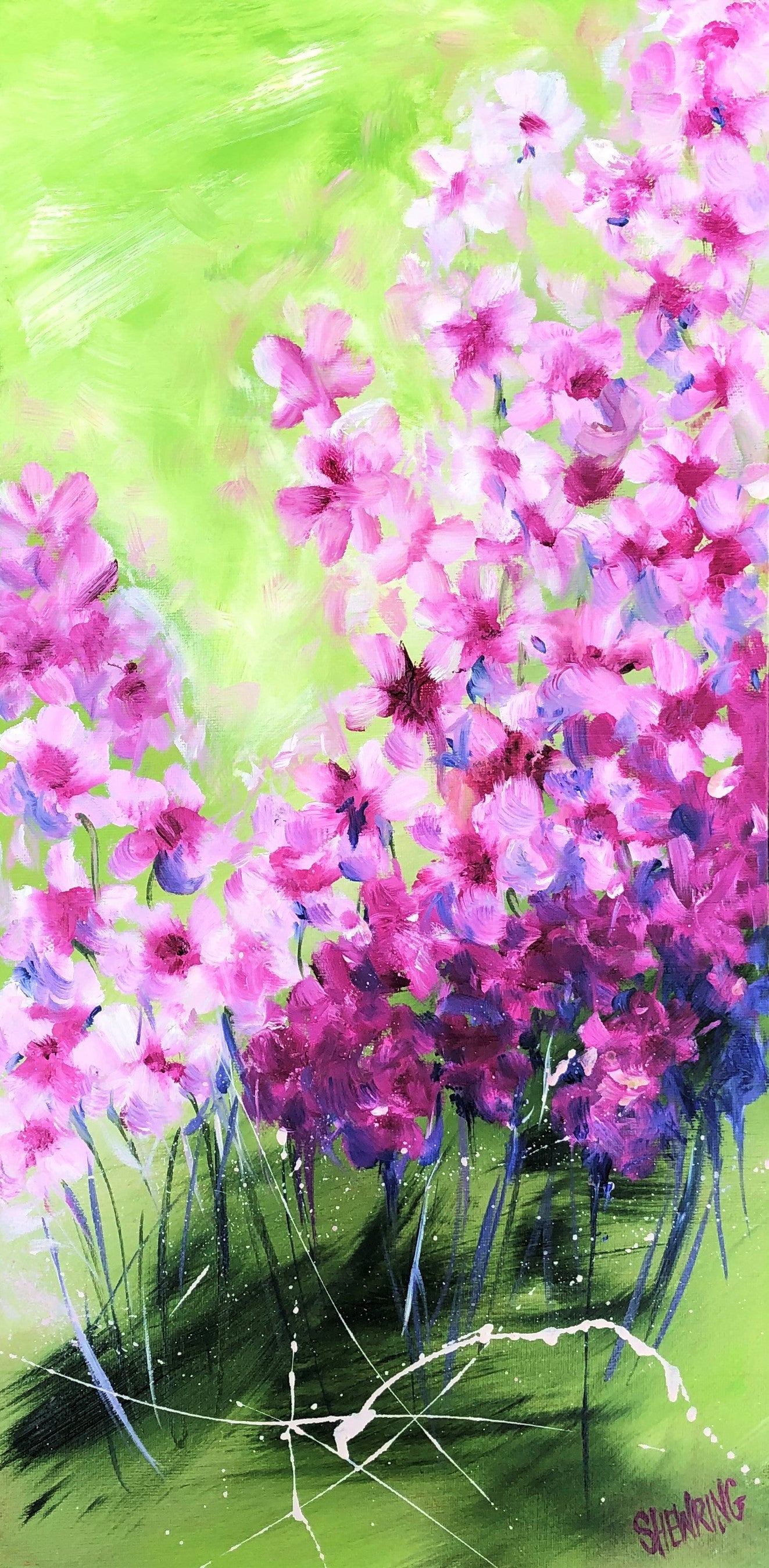 Lime Romance 66x33cm