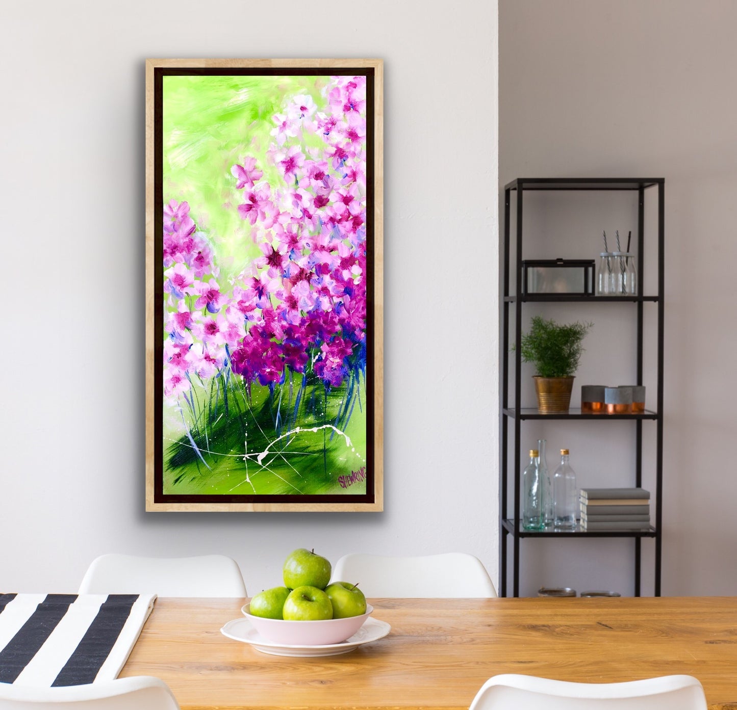 Lime Romance 66x33cm