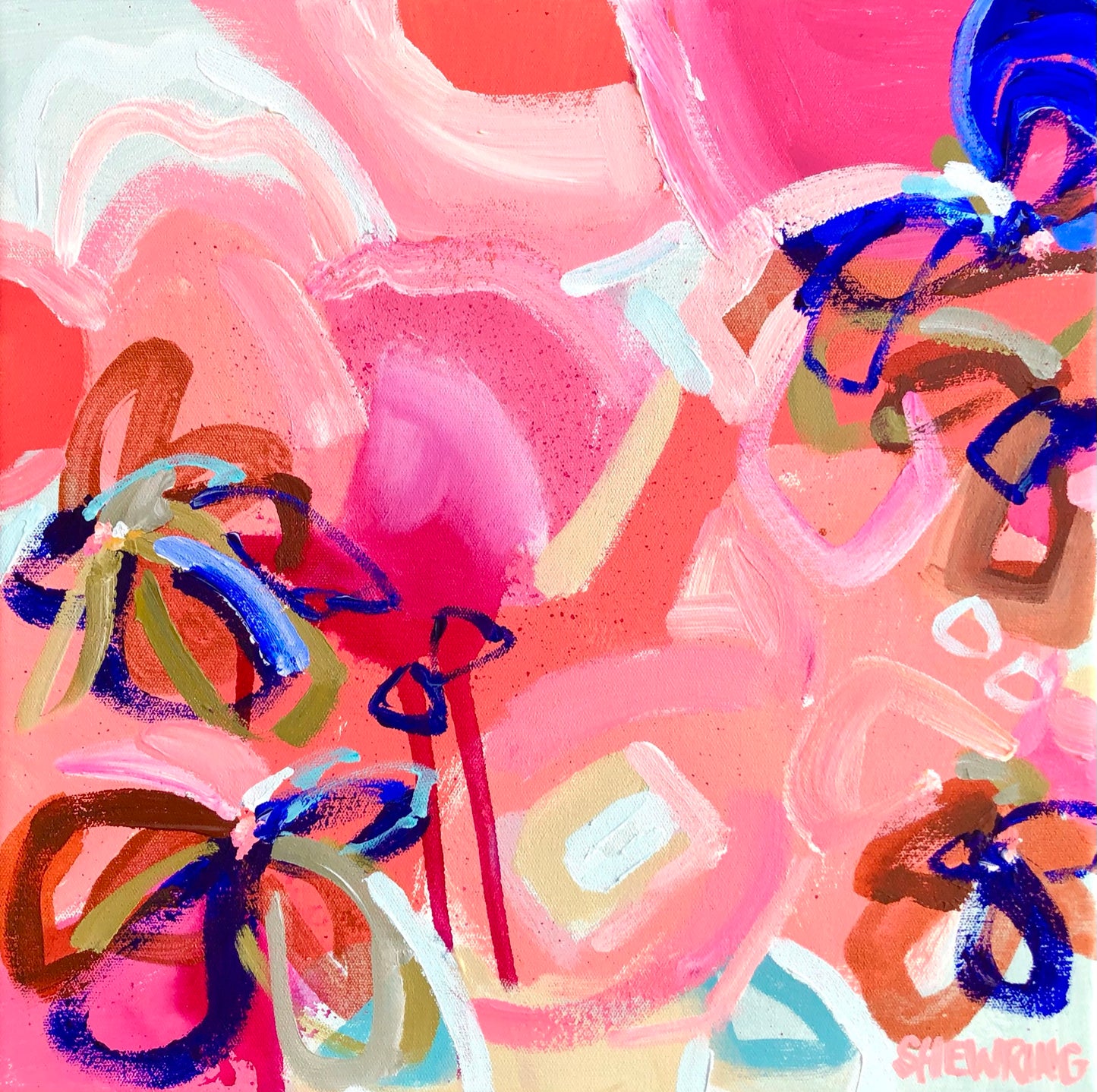 Love Island 30 x 30cm SOLD
