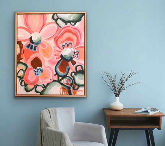 Love To Dream - Framed in Tasmanian Oak 63x53cm SOLD