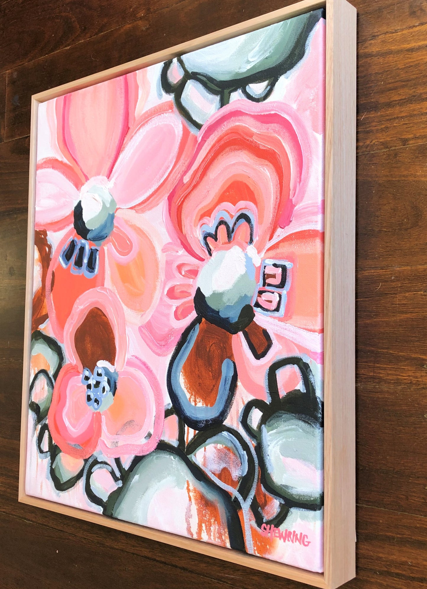 Love To Dream - Framed in Tasmanian Oak 63x53cm SOLD