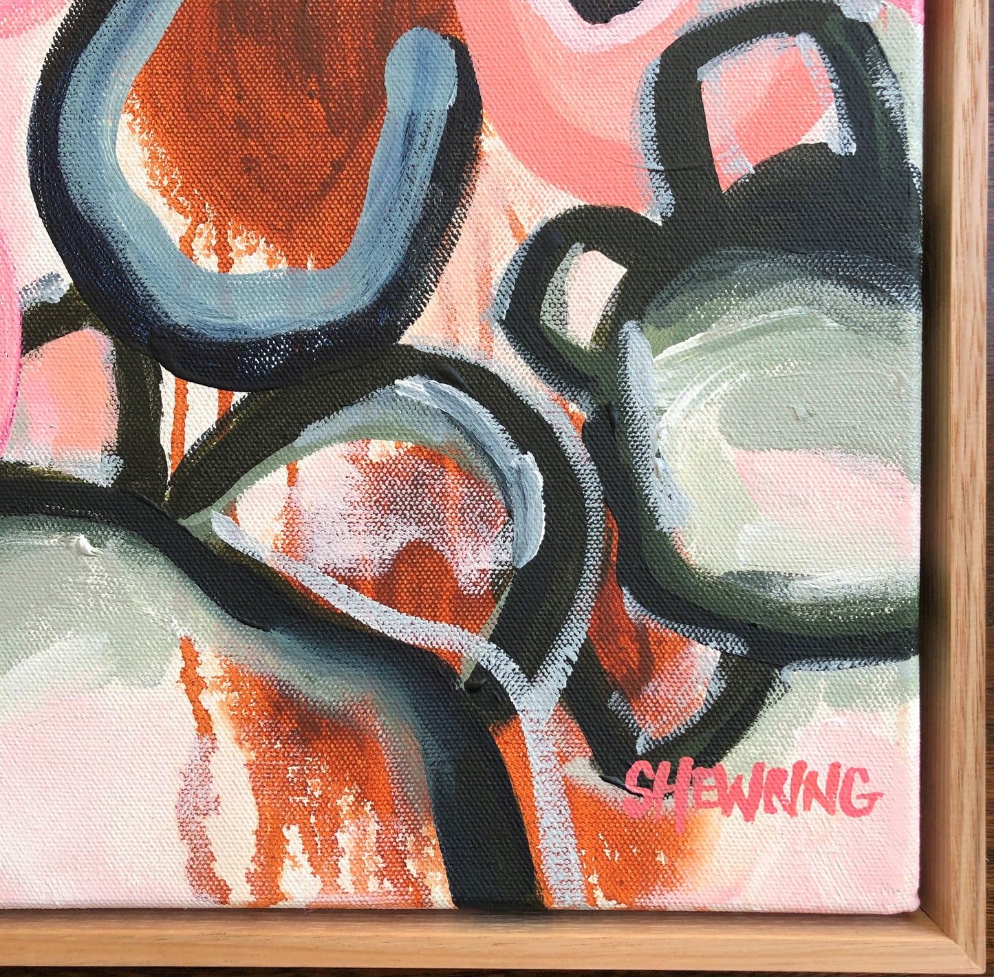 Love To Dream - Framed in Tasmanian Oak 63x53cm SOLD