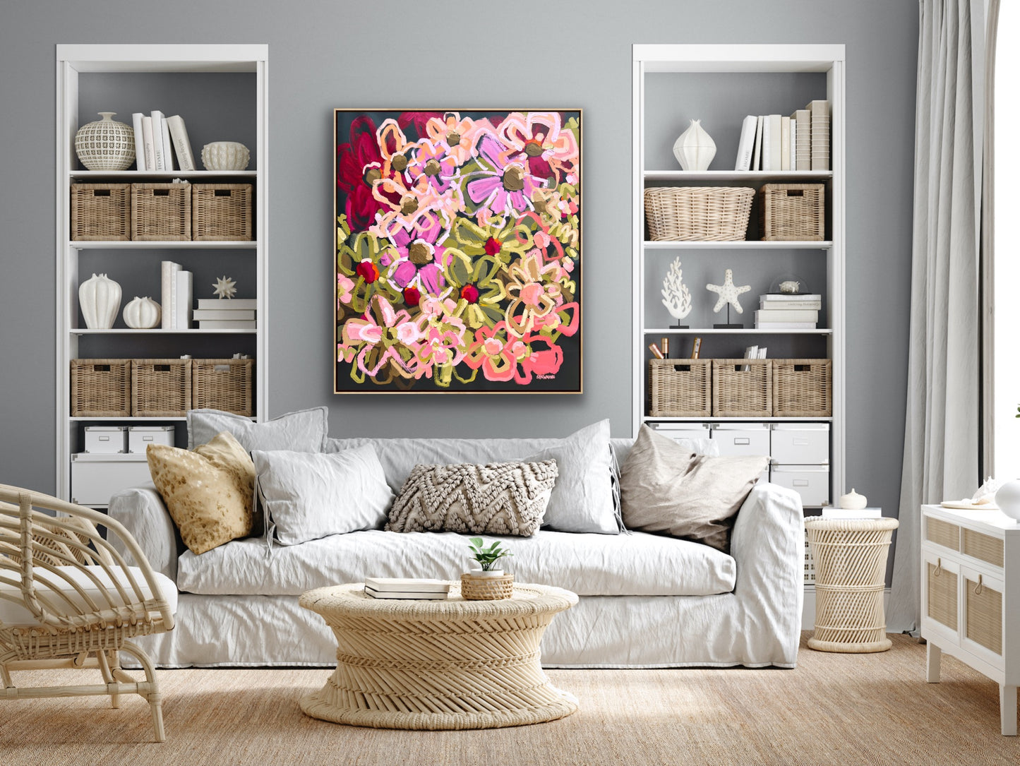 Love You For Life 111 x 98 cm FRAMED SOLD