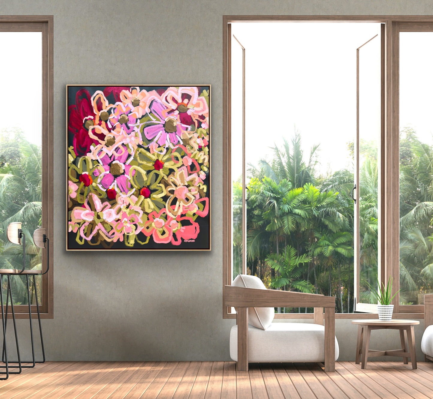 Love You For Life 111 x 98 cm FRAMED SOLD