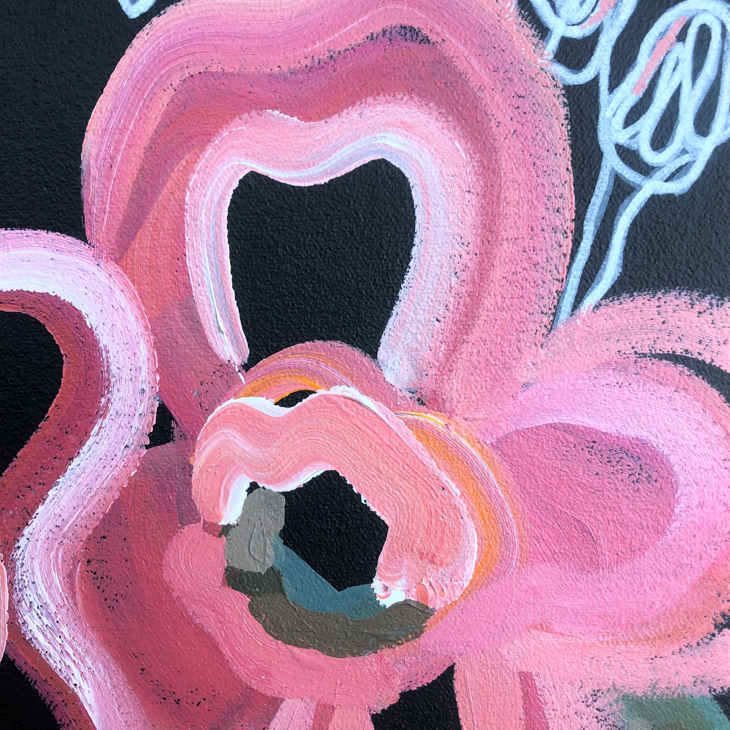 Love Bites 33x33cm framed SOLD