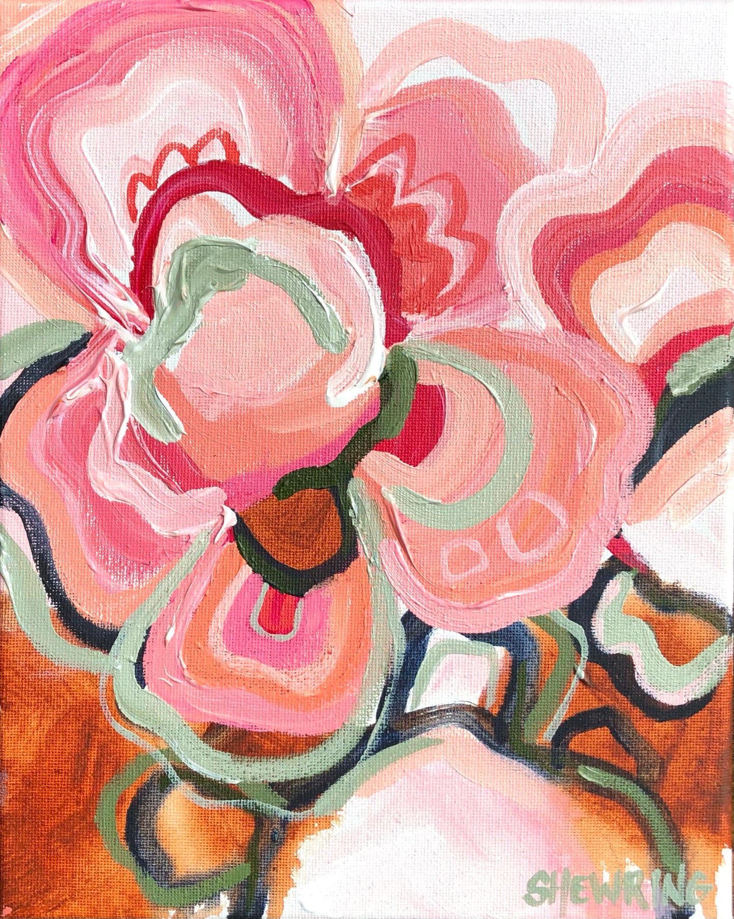 Lovelight 28x23cm Framed SOLD