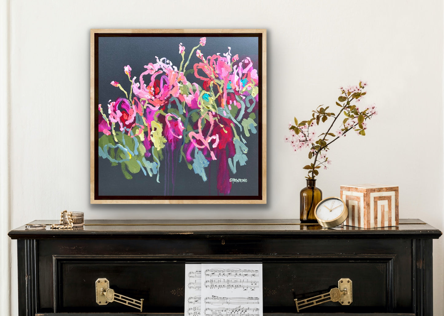 Lovers Summer 53x53 cm FRAMED SOLD