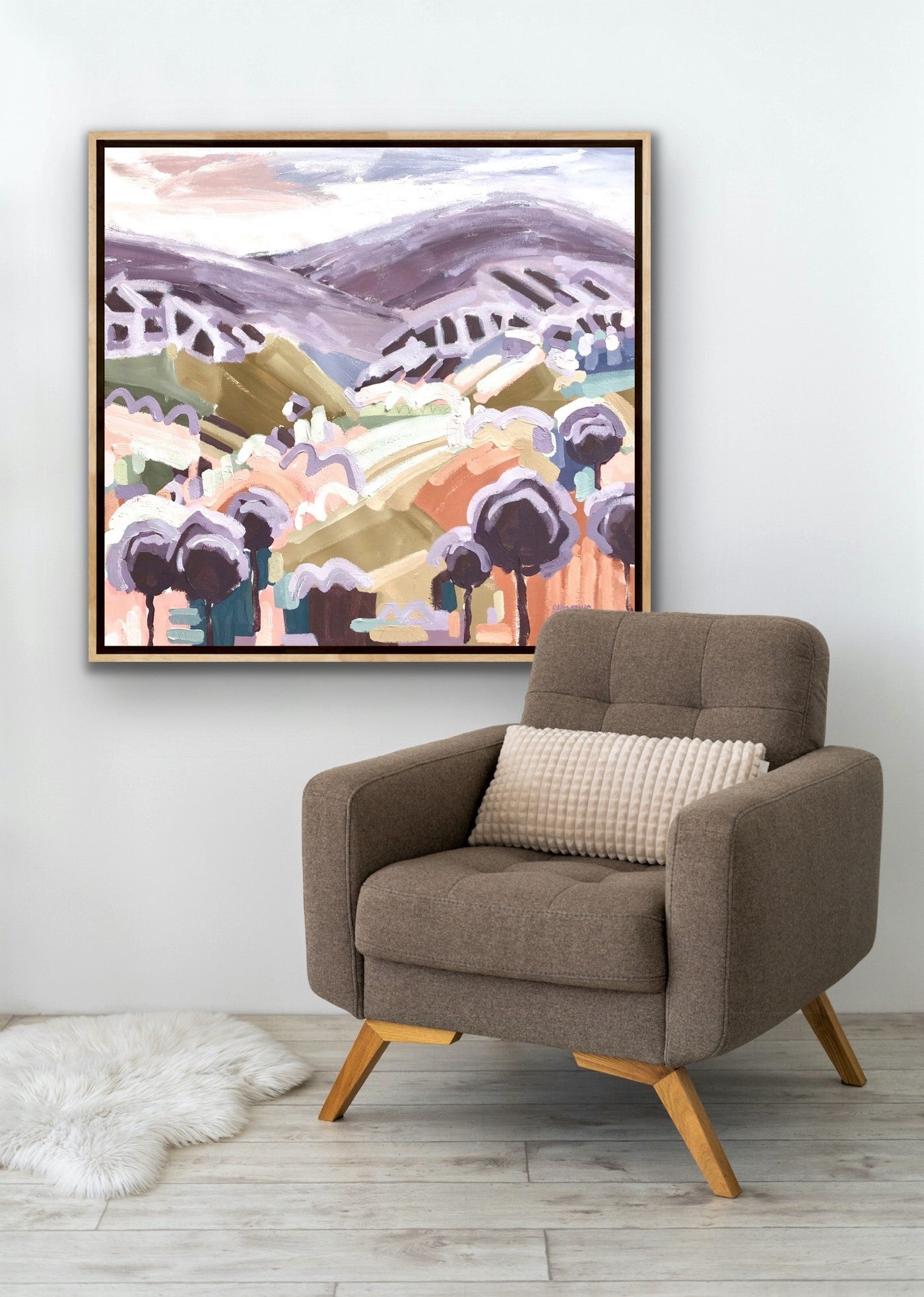 Lovers Sunset 85x81cm SOLD