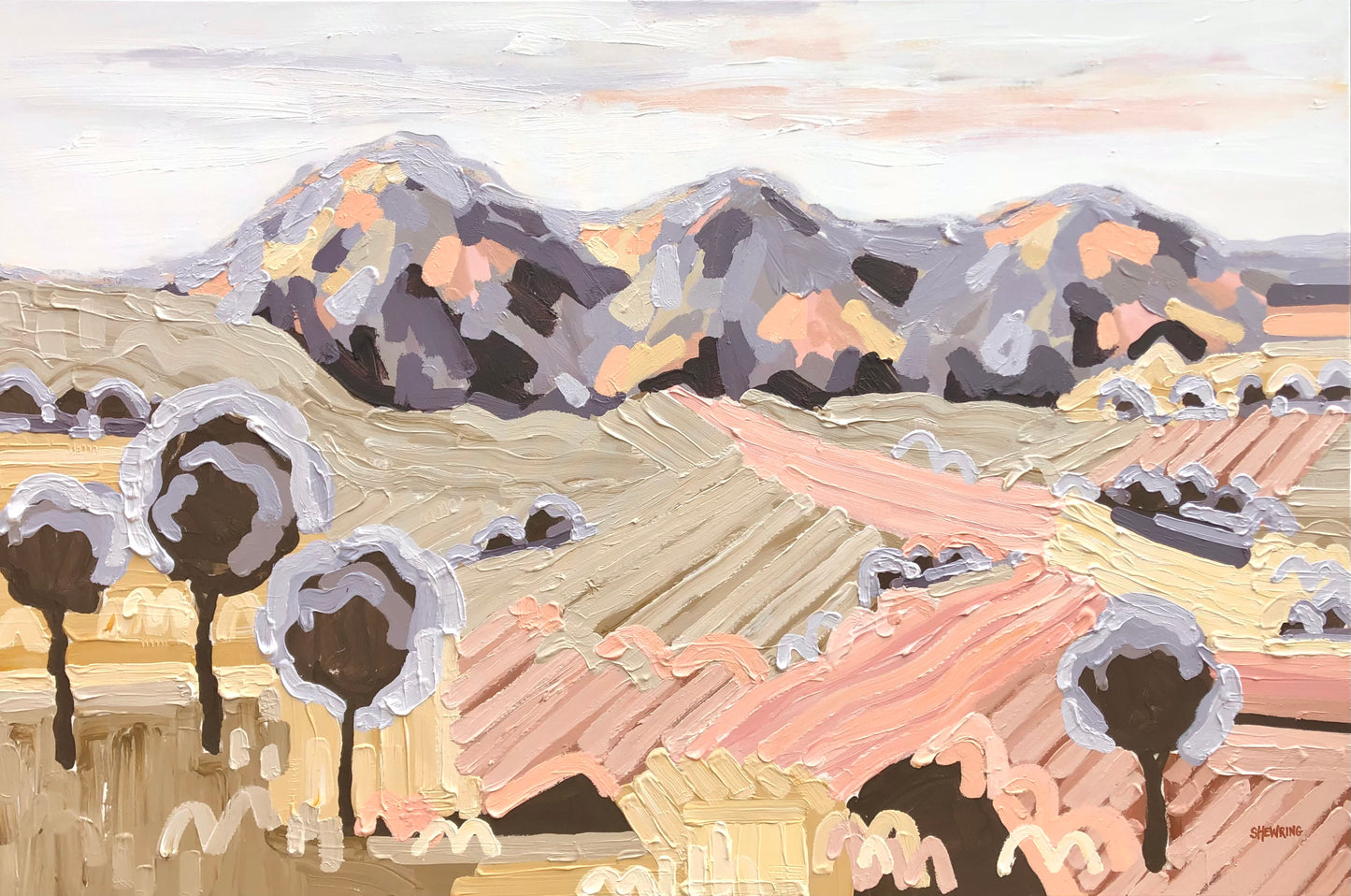 Macedon Mist FRAMED 150x100cm **AS SEEN ON THE BLOCK 2022***