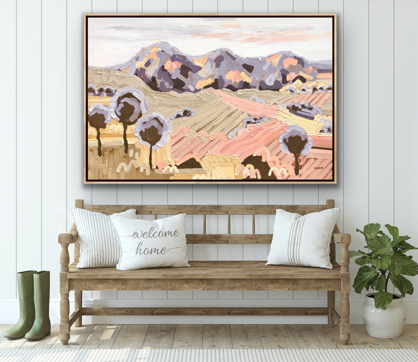 Macedon Mist FRAMED 150x100cm **AS SEEN ON THE BLOCK 2022***