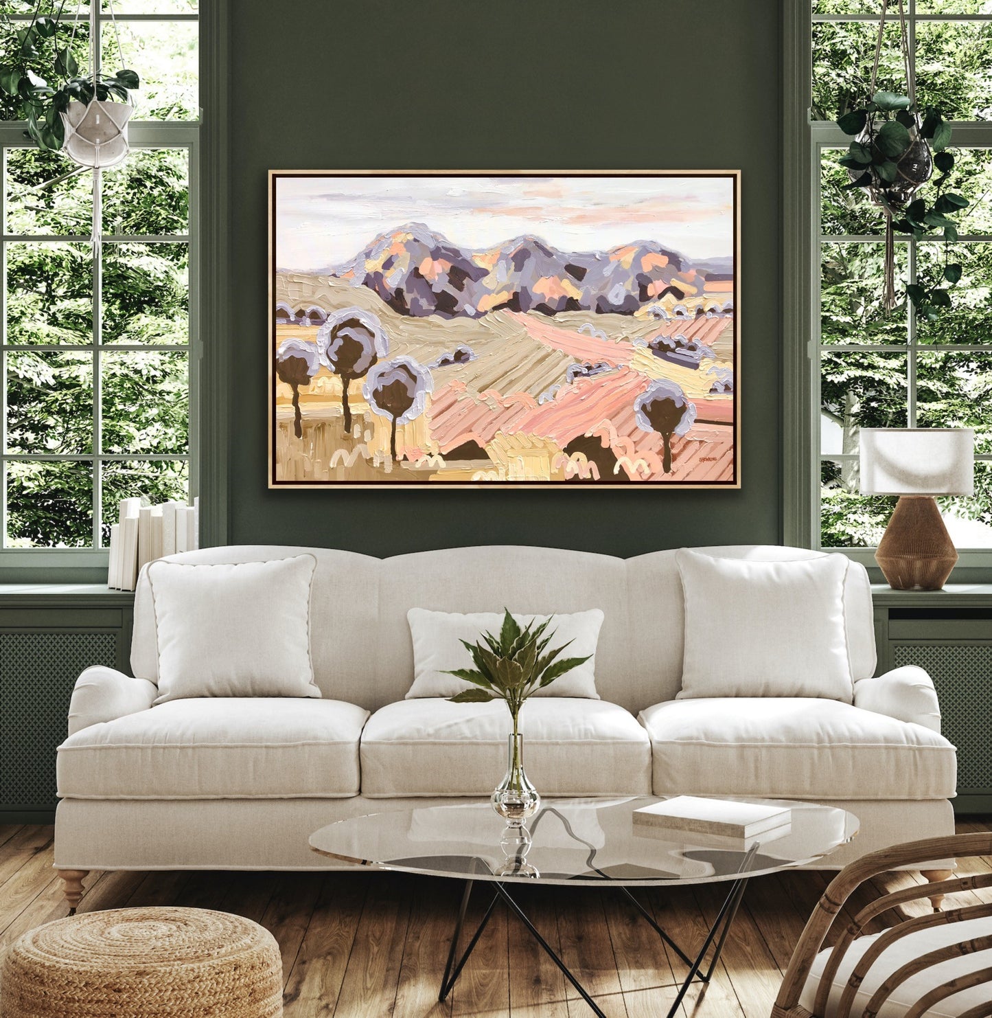 Macedon Mist FRAMED 150x100cm **AS SEEN ON THE BLOCK 2022***