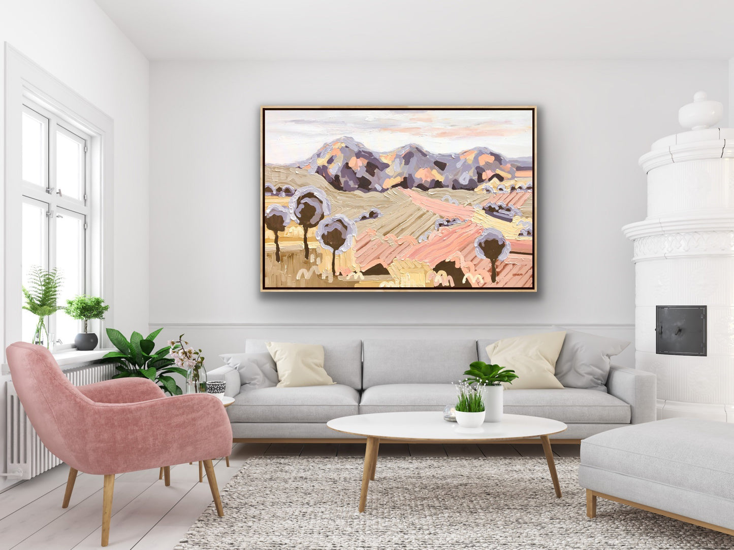 Macedon Mist FRAMED 150x100cm **AS SEEN ON THE BLOCK 2022***