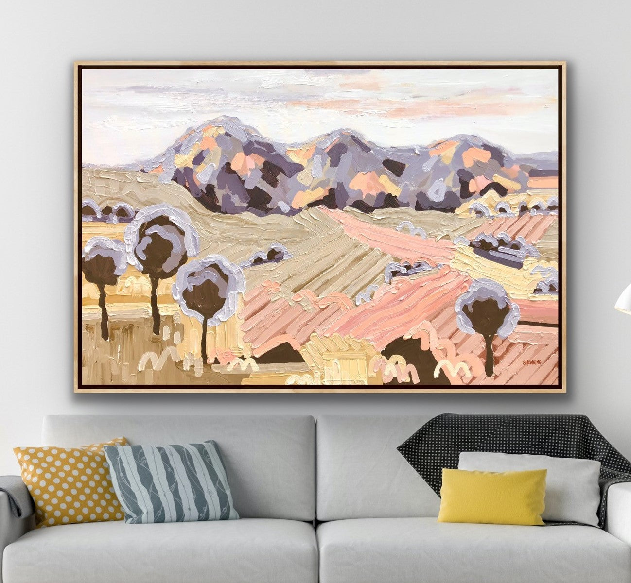 Macedon Mist FRAMED 150x100cm **AS SEEN ON THE BLOCK 2022***
