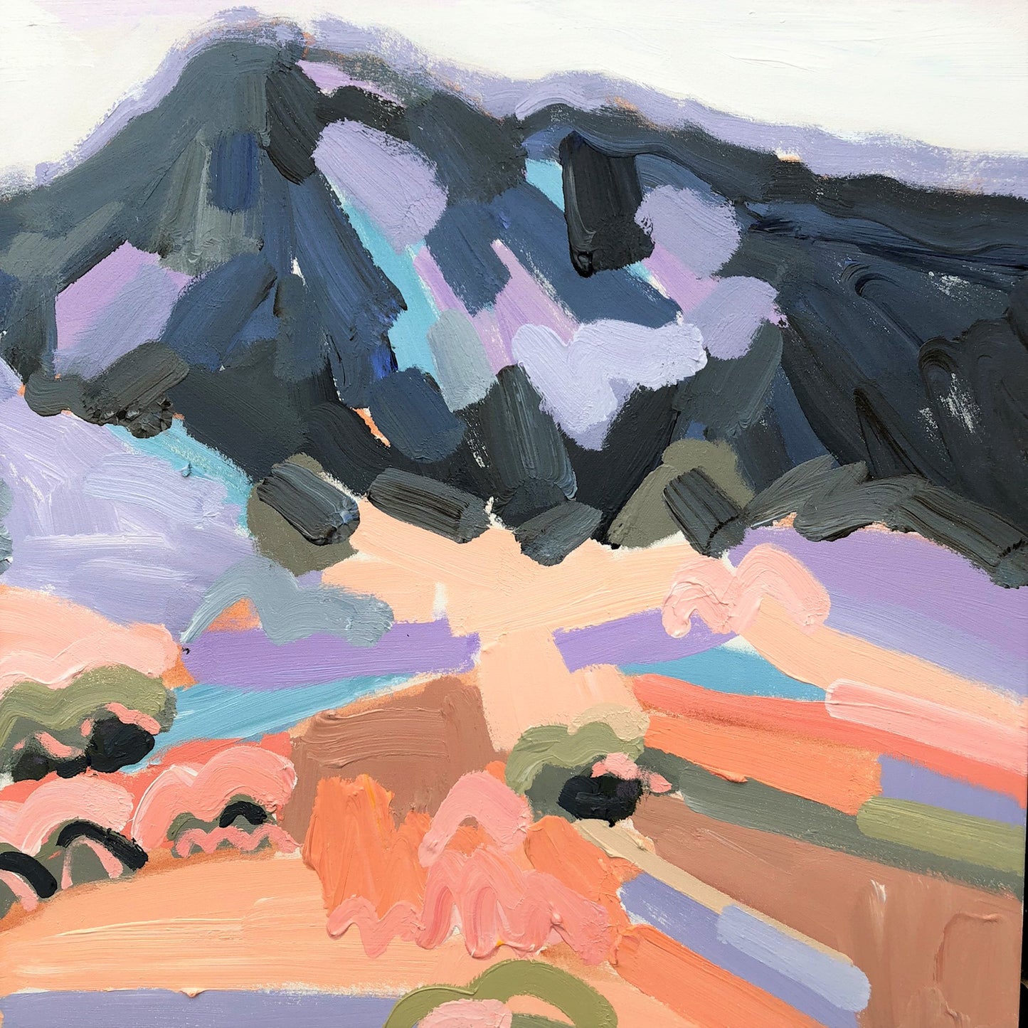Sunset At Macedon Vineyard FRAMED 150x100cm ***exclusively at JUMBLED Online - SOLD