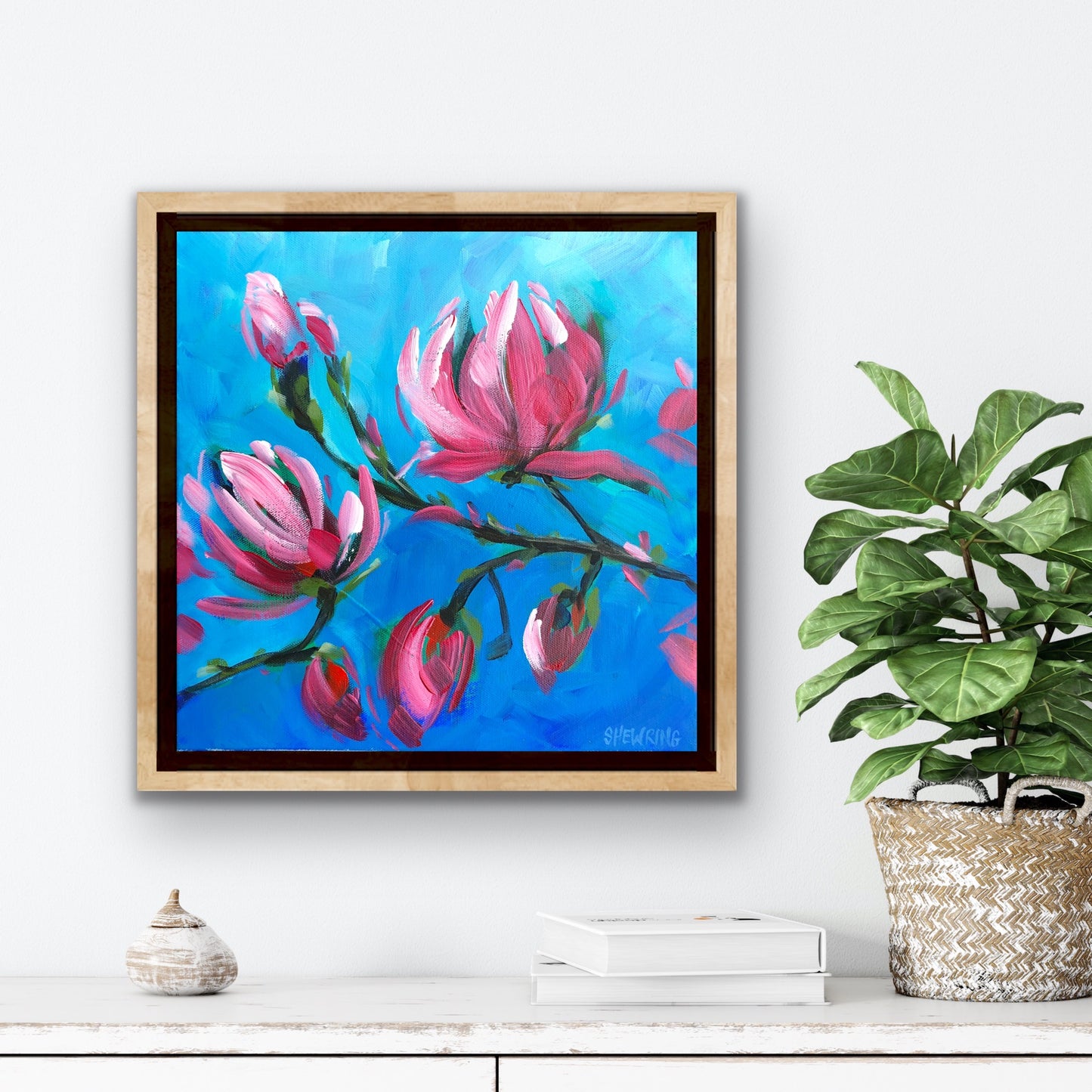 Magnolia II 30x30cm SOLD