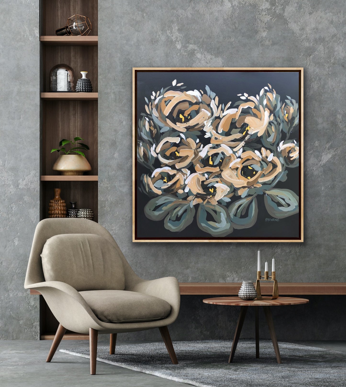 Mocha 90x90cm SOLD