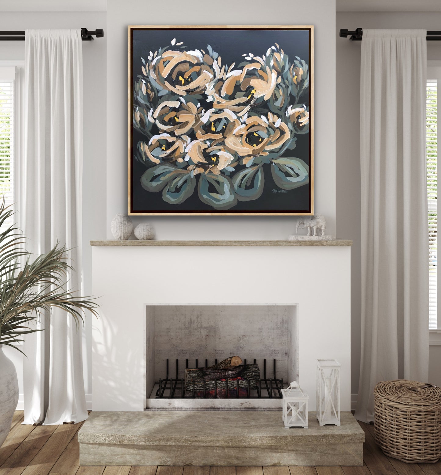 Mocha 90x90cm SOLD