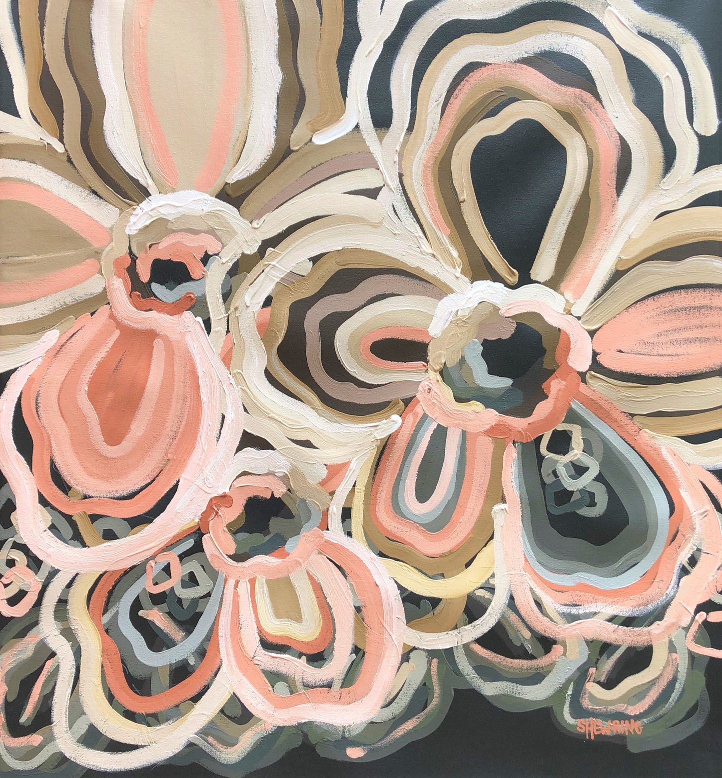 Morning Brew 104x97cm SOLD