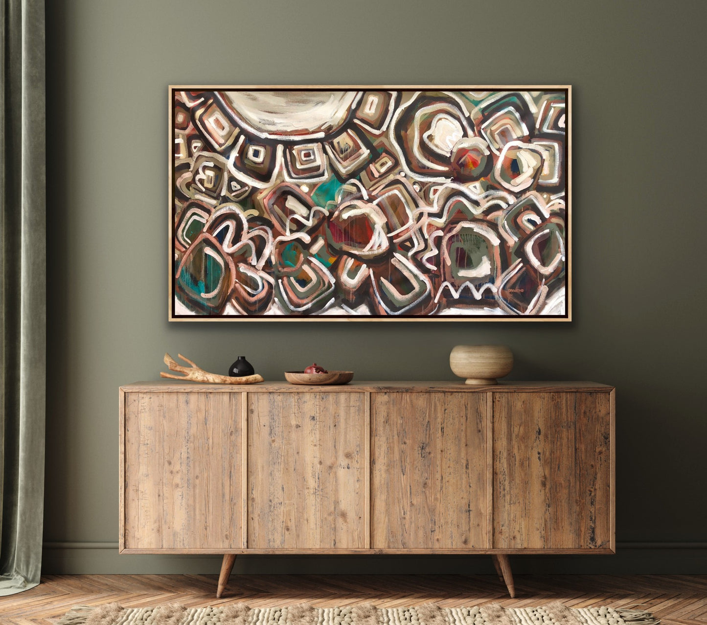 Moroccan Moon 155x85cm SOLD
