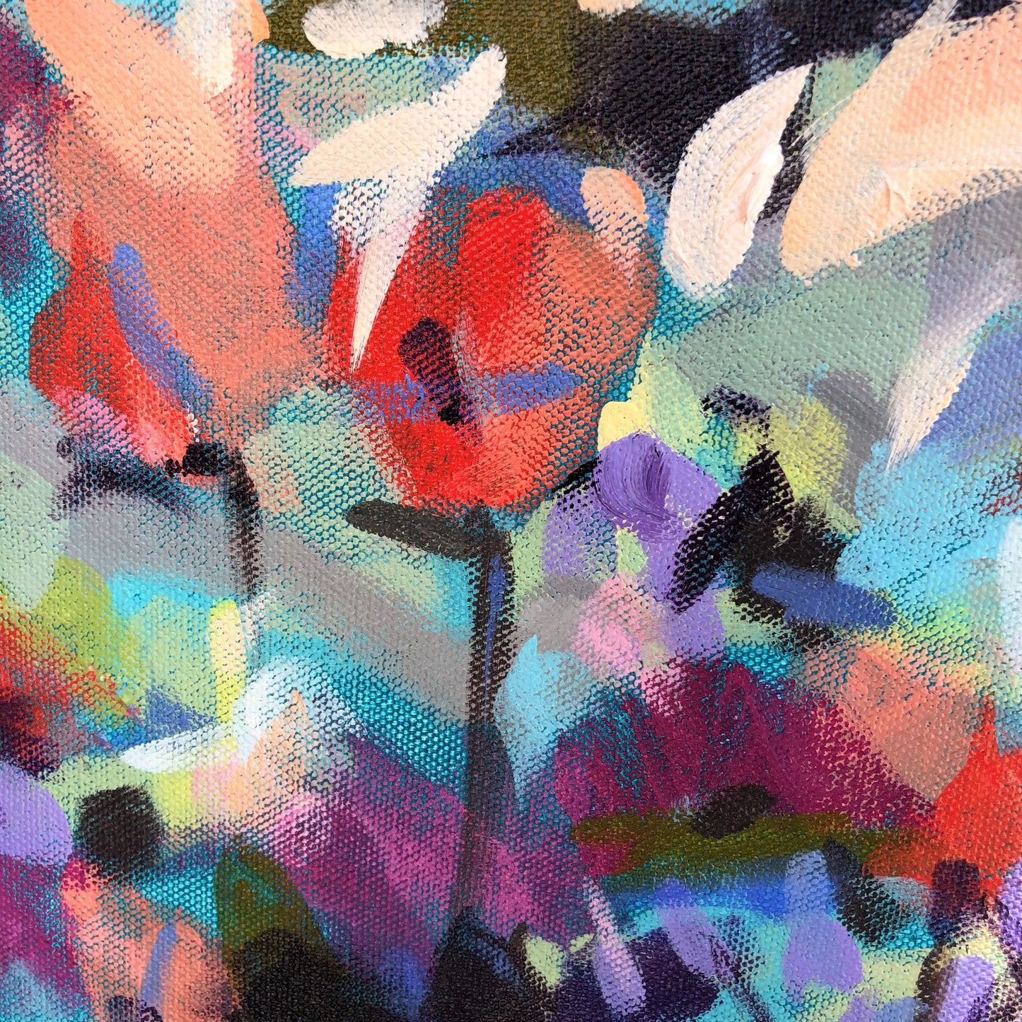 New Flower 87x87cm SOLD